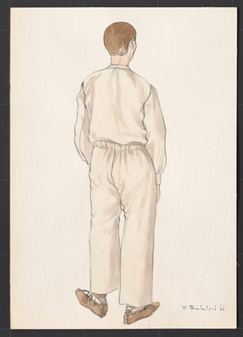 Kresba – odev mužský pracovný