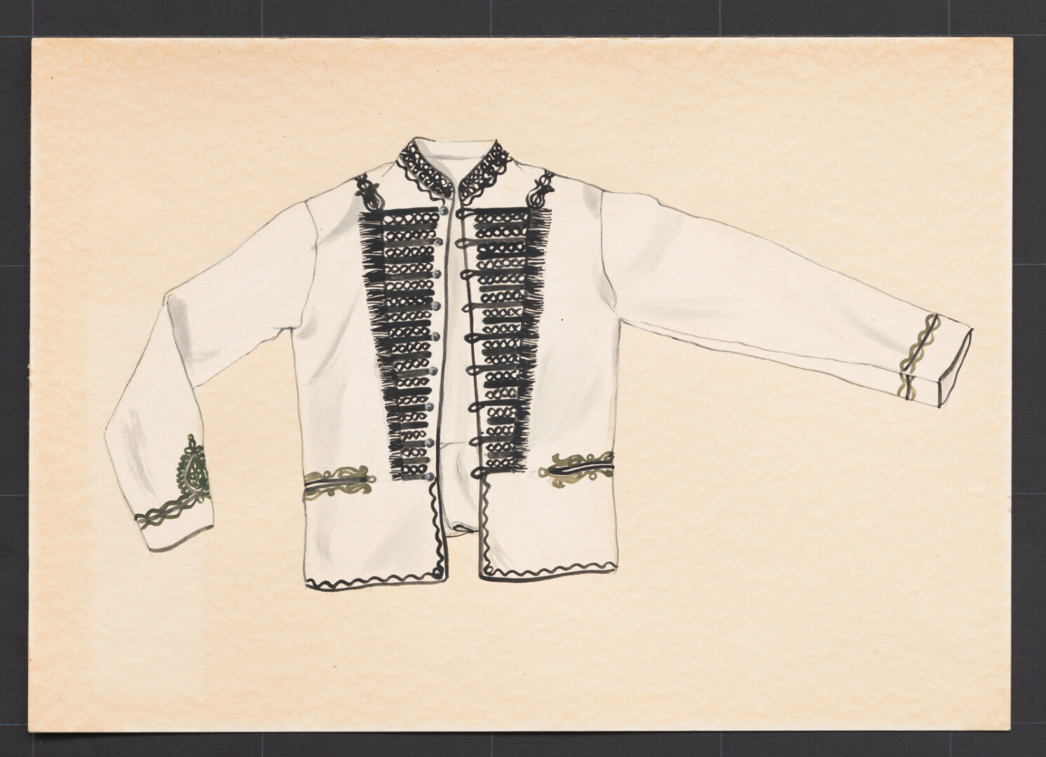 Kresba – kabátik mužský