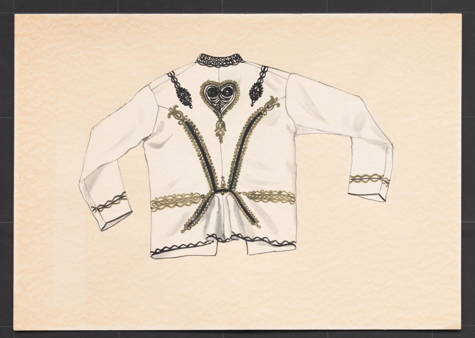 Kresba – kabátik mužský