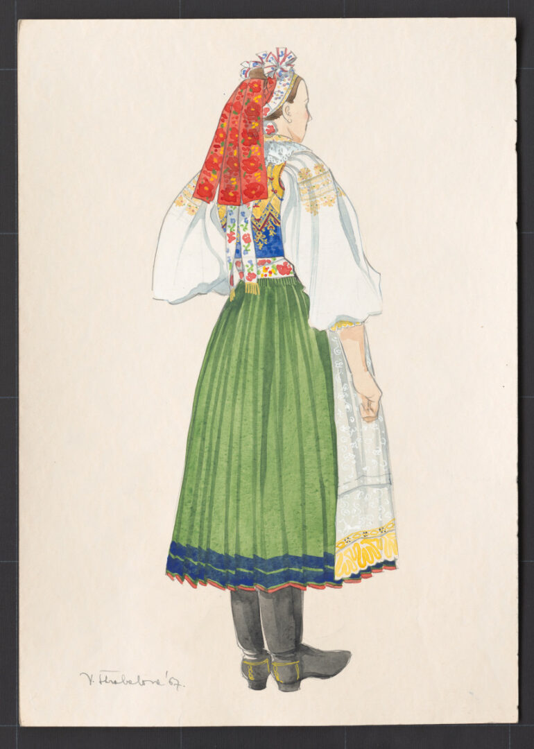 Kresba – odev družice