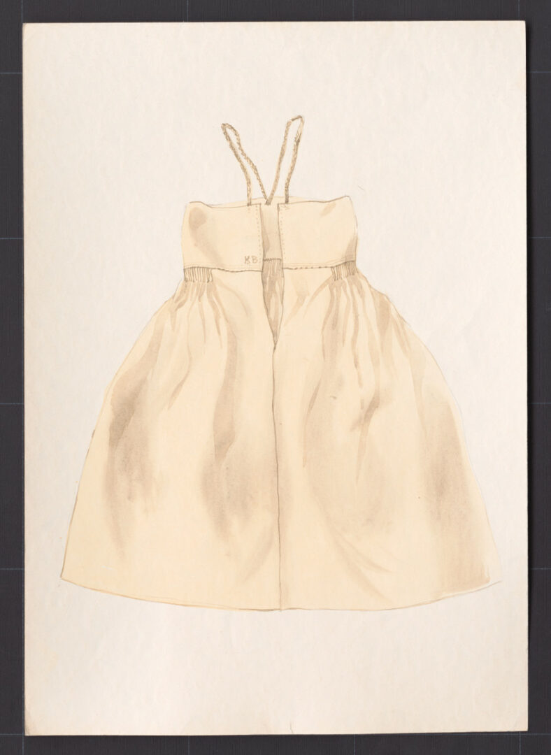 Kresba – rubáš konopný