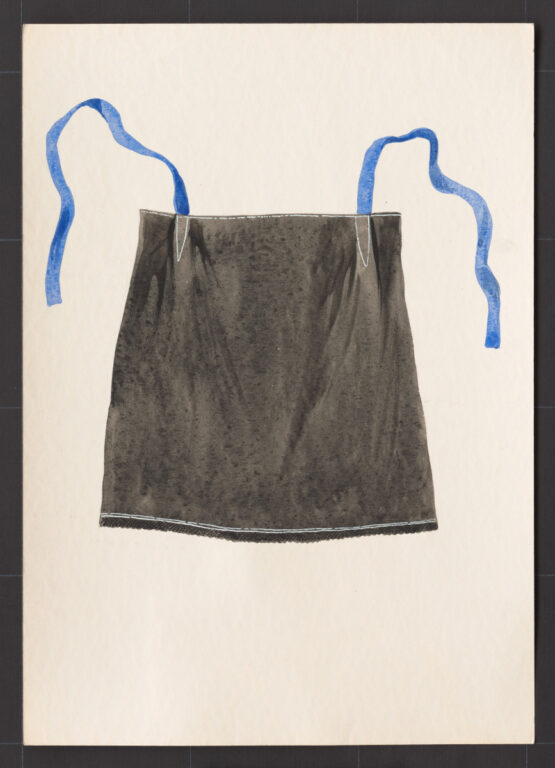 Kresba – zástera ženská pracovná