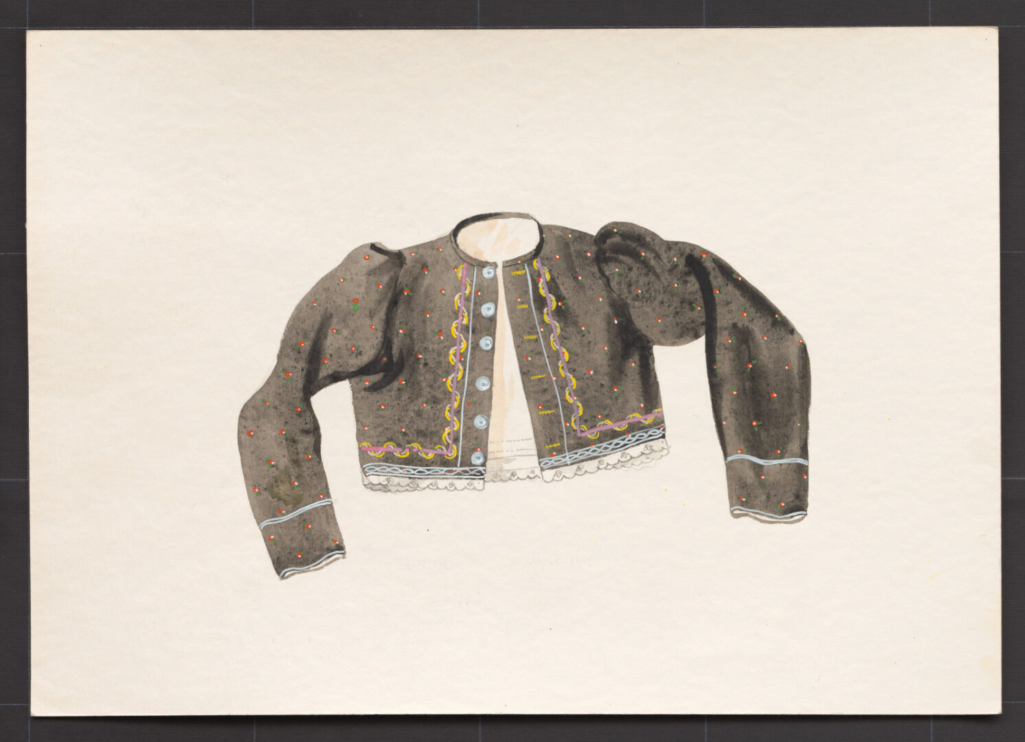 Kresba – kabátik ženský