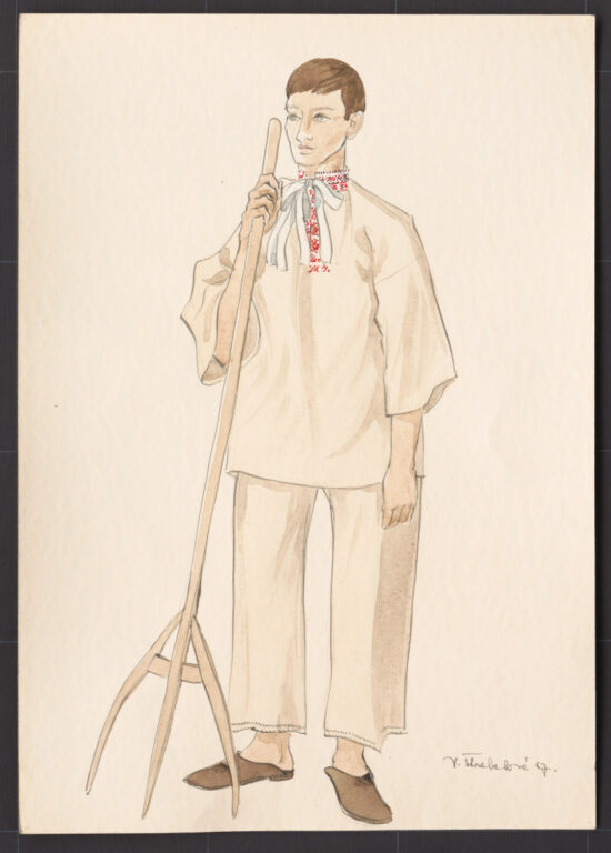 Kresba – odev mužský pracovný