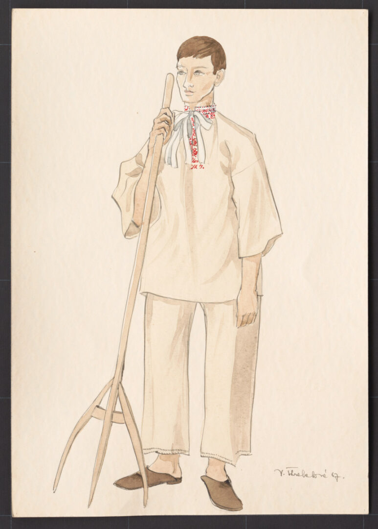 Kresba – odev mužský pracovný