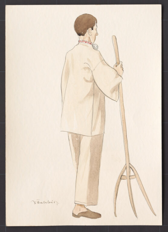 Kresba – odev mužský pracovný