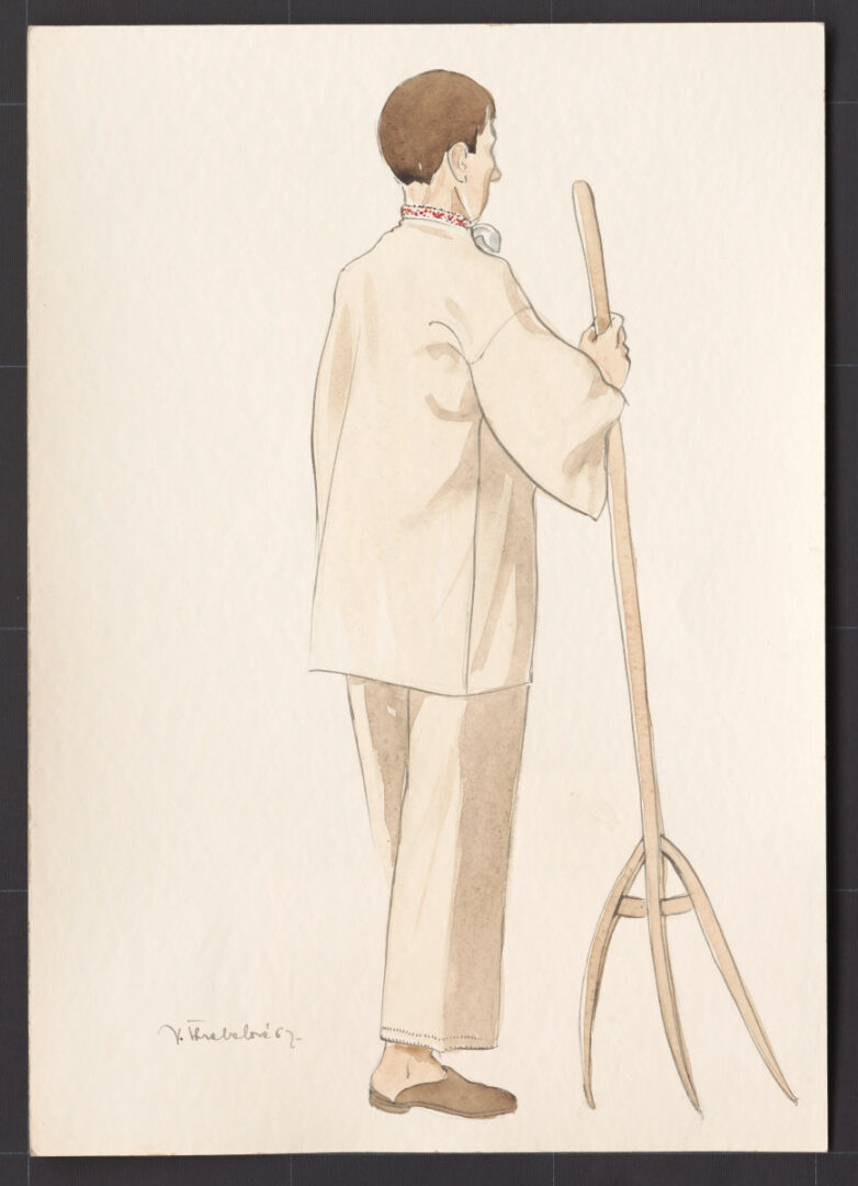 Kresba – odev mužský pracovný