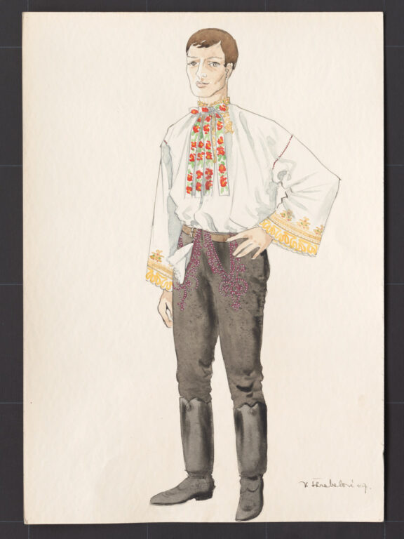 Kresba – odev mládenecký