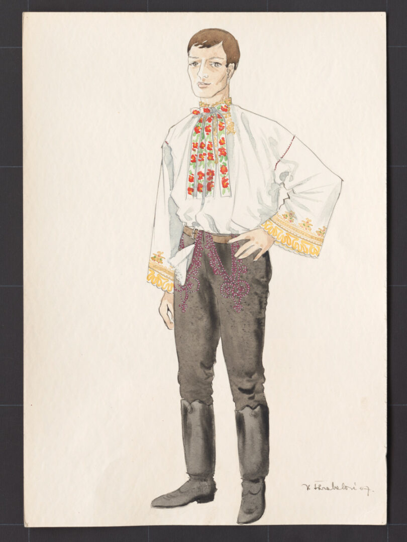 Kresba – odev mládenecký