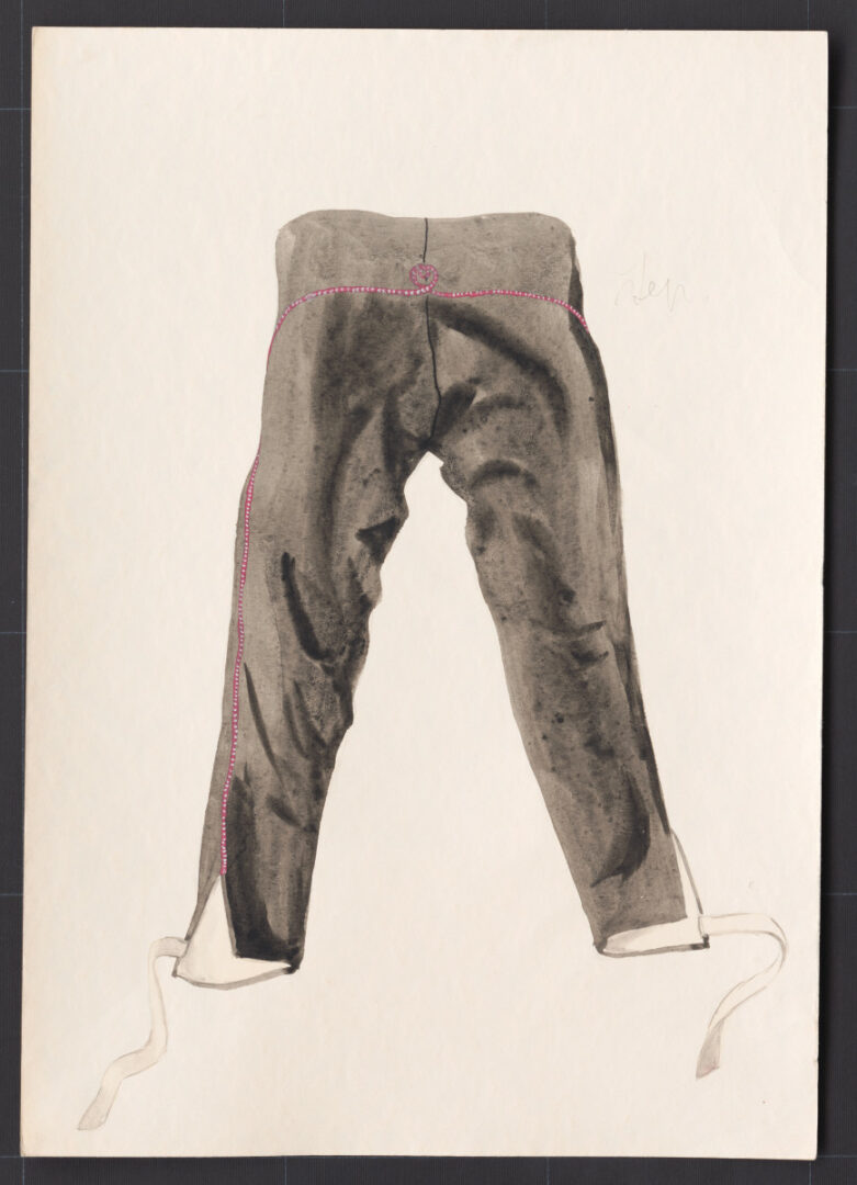 Kresba – nohavice súkenné