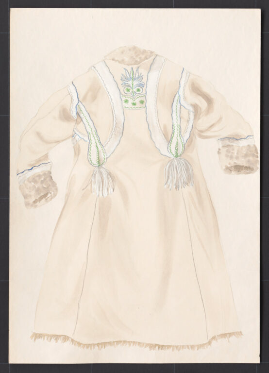 Kresba – kožuch mužský