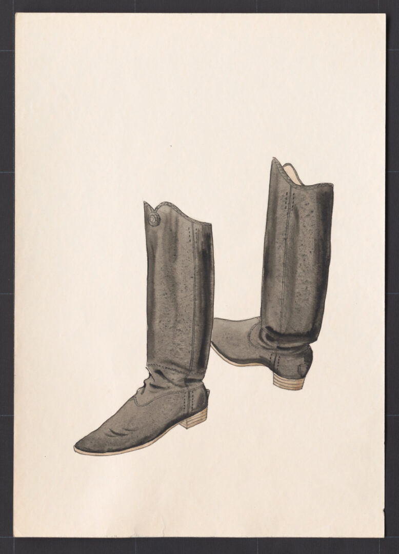 Kresba – čižmy mužské