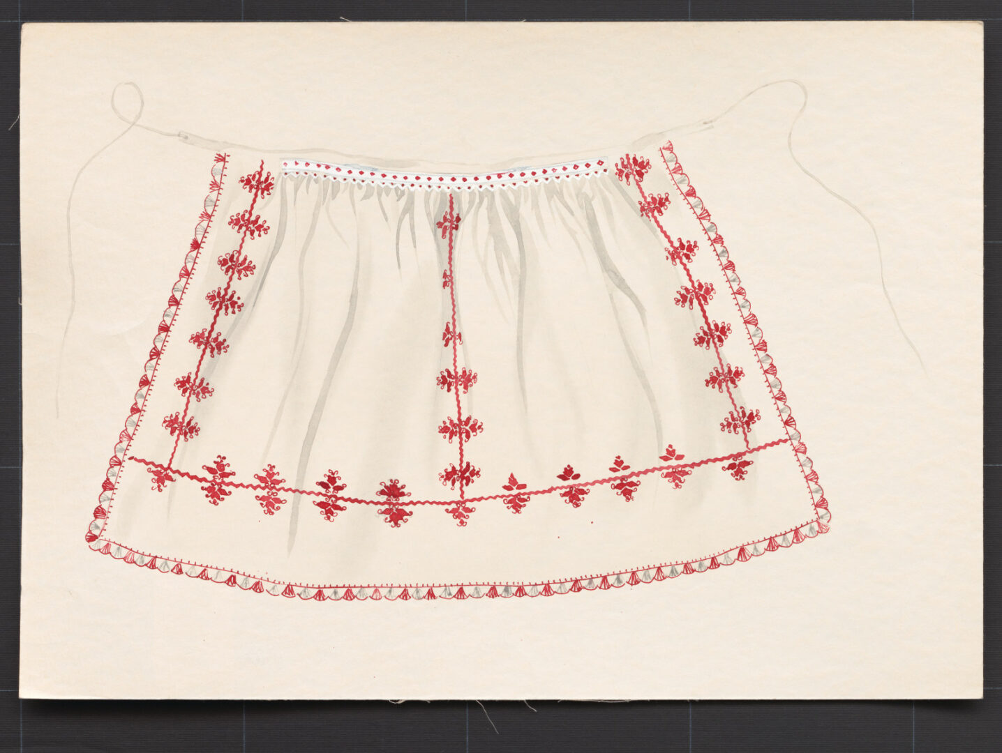 Kresba – zástera sviatočná