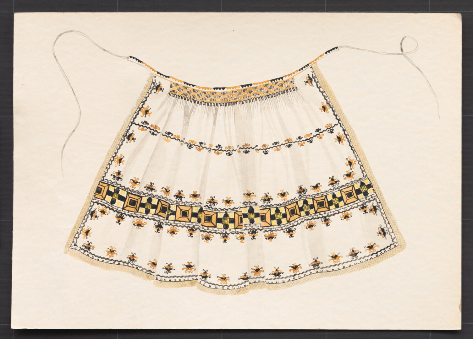 Kresba – zástera sviatočná