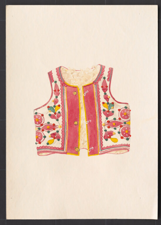 Kresba – kožúštek ženský