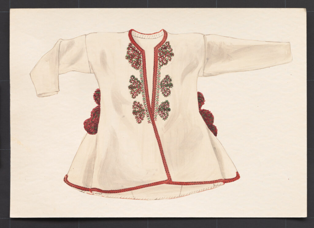 Kresba – kabanica ženská