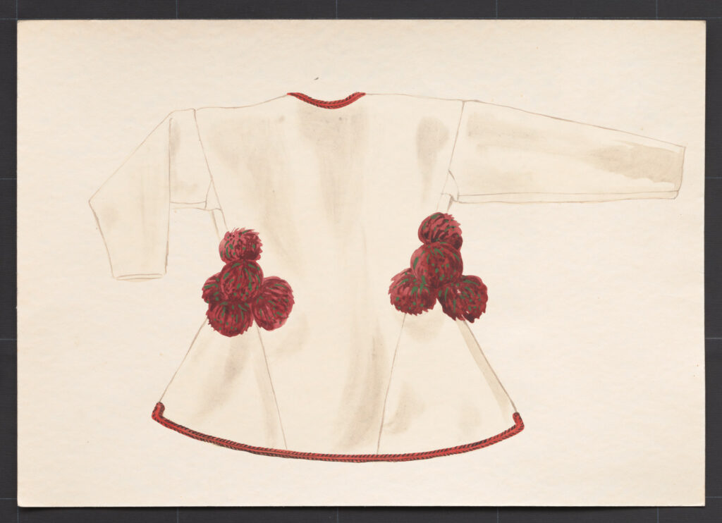 Kresba – kabanica ženská