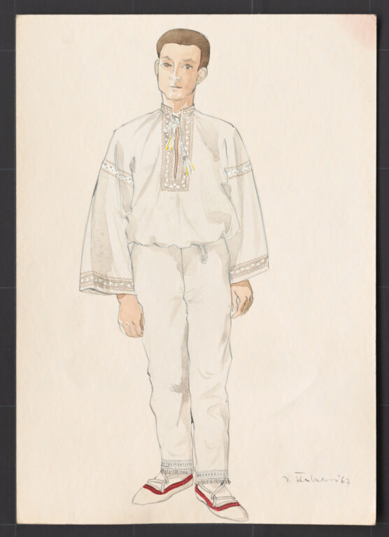 Kresba – odev mužský pracovný