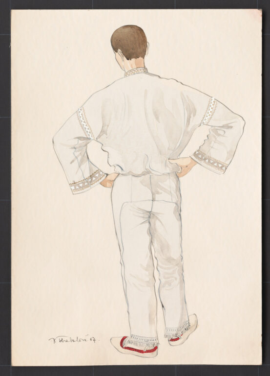 Kresba – odev mužský pracovný