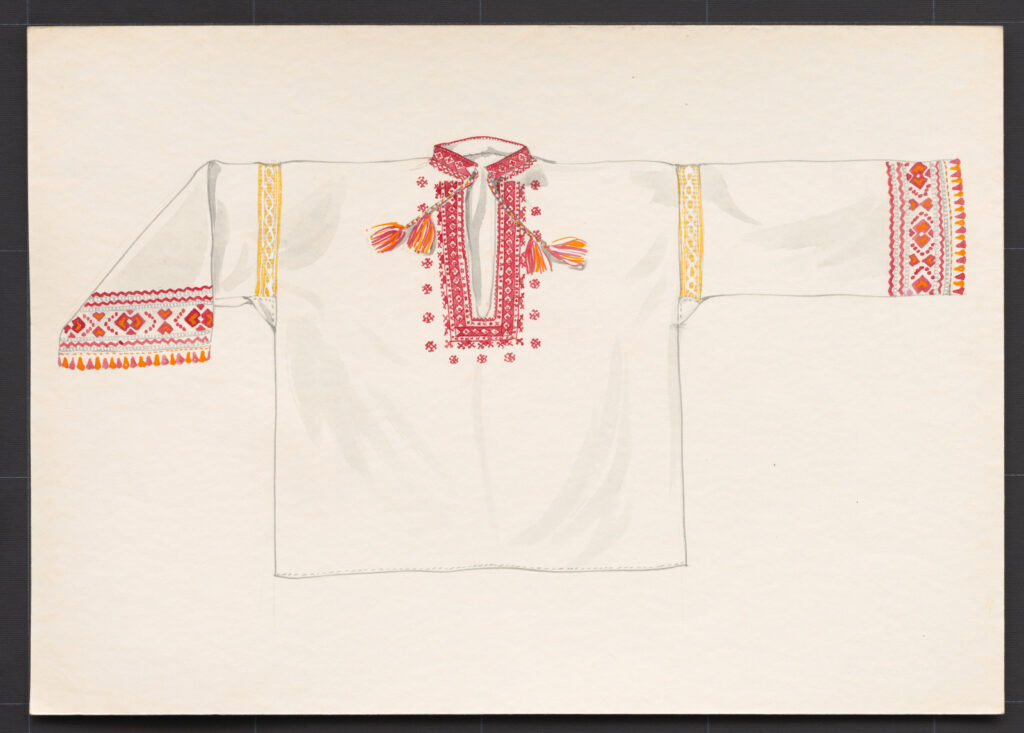 Kresba – košeľa mužská sviatočná