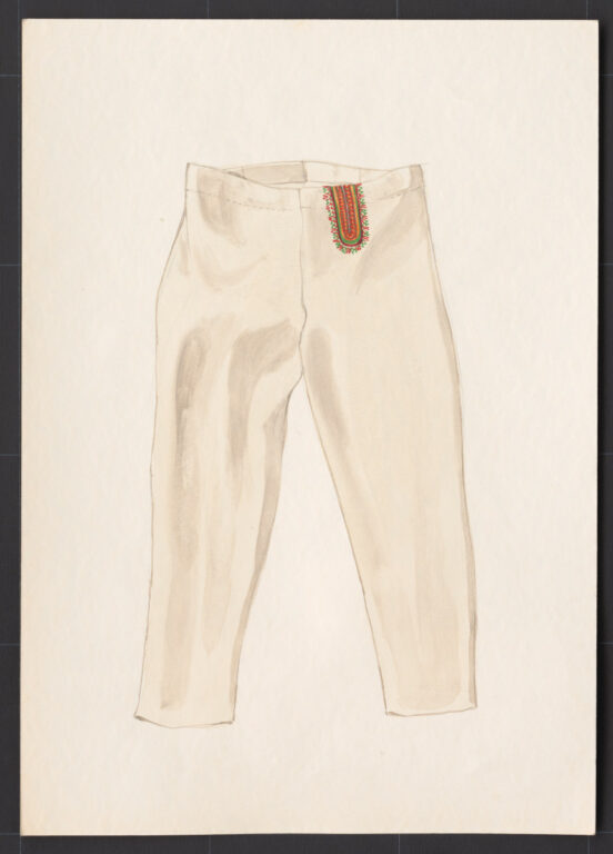 Kresba – nohavice súkenné