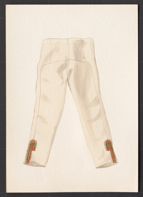 Kresba – nohavice súkenné