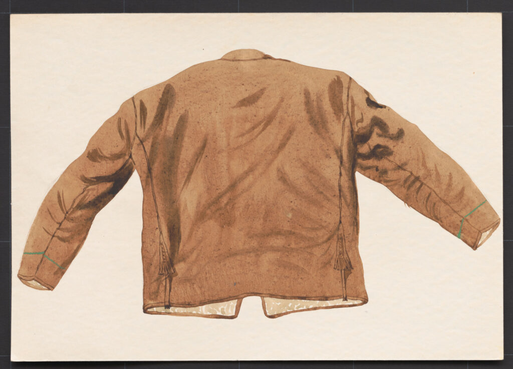 Kresba – kožuch mužský