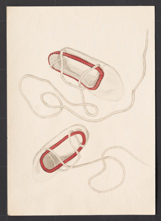 Kresba – papuče mužské