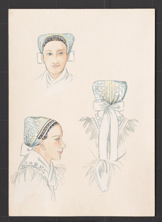 Kresba – čepiec – úprava na hlave