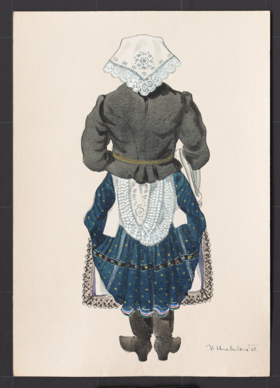 Kresba – odev ženský zimný