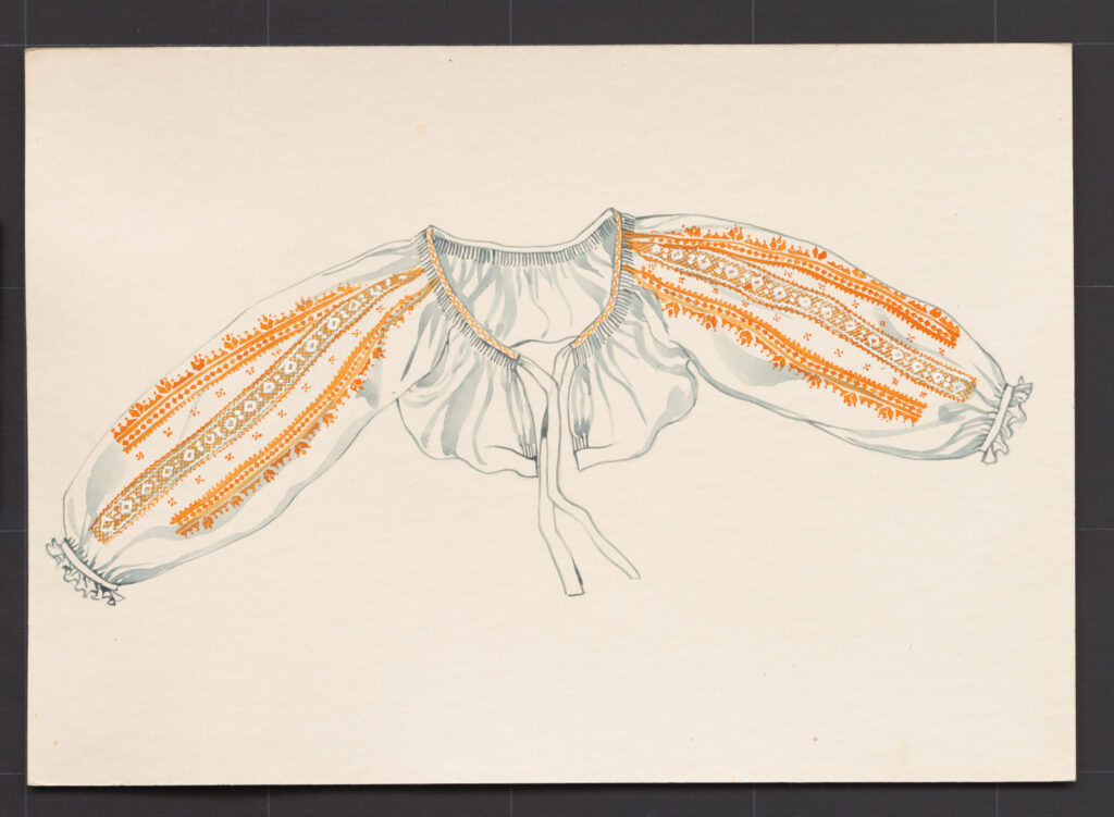 Kresba – rukávce sviatočné