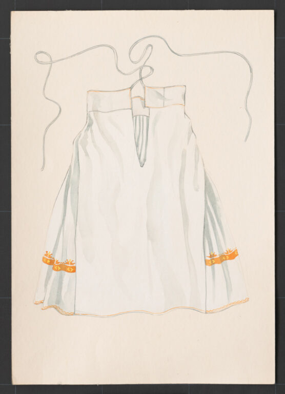 Kresba – sukňa sviatočná