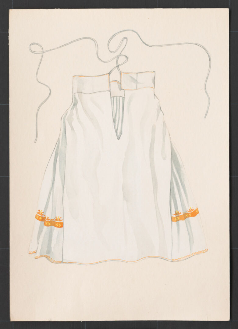 Kresba – sukňa sviatočná