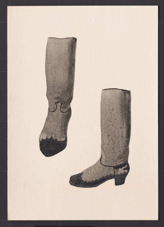 Kresba – kapce ženské