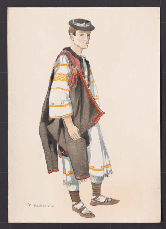 Kresba – odev mužský sviatočný