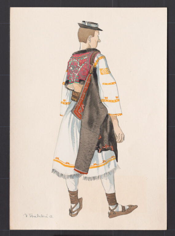 Kresba – odev mužský sviatočný