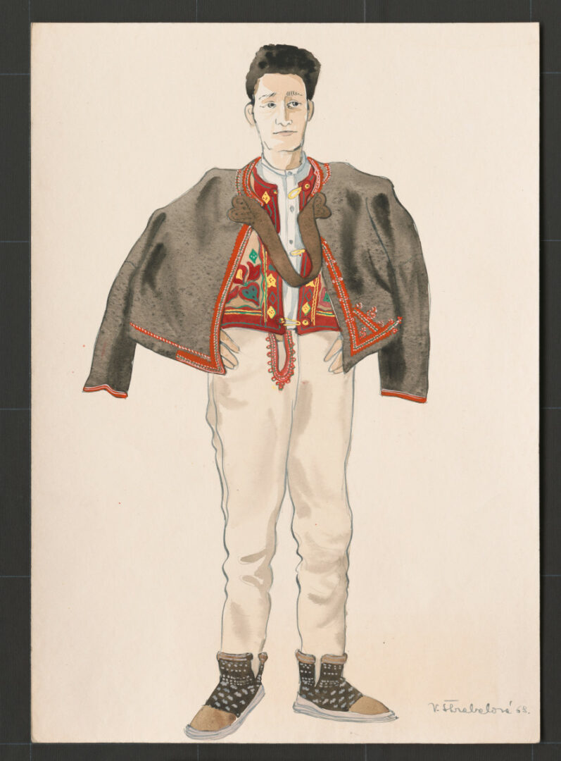 Kresba – odev mužský zimný