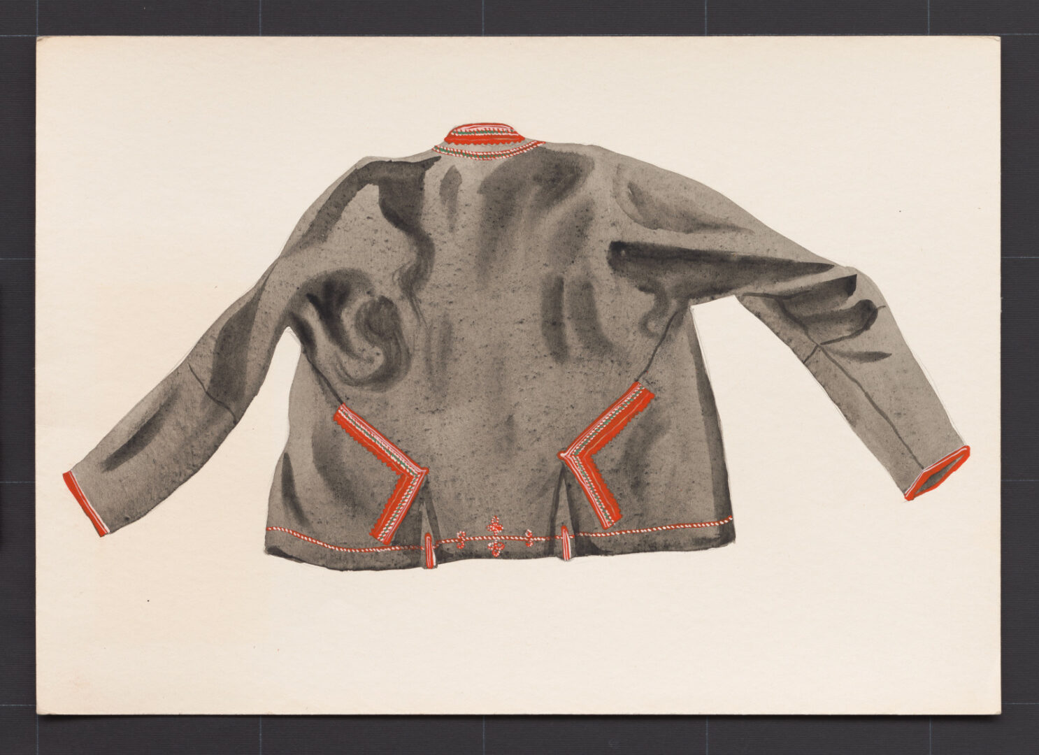 Kresba – kabanica mužská