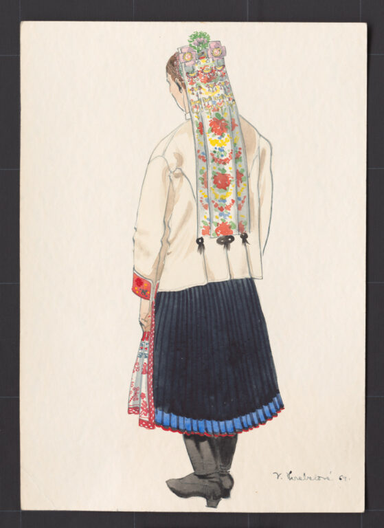 Kresba – odev družice