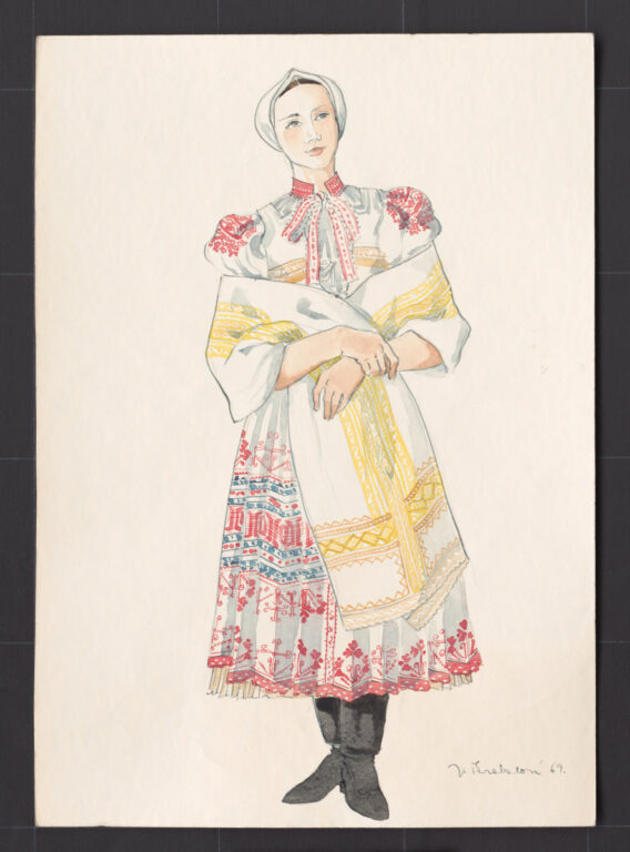 Kresba – odev ženský