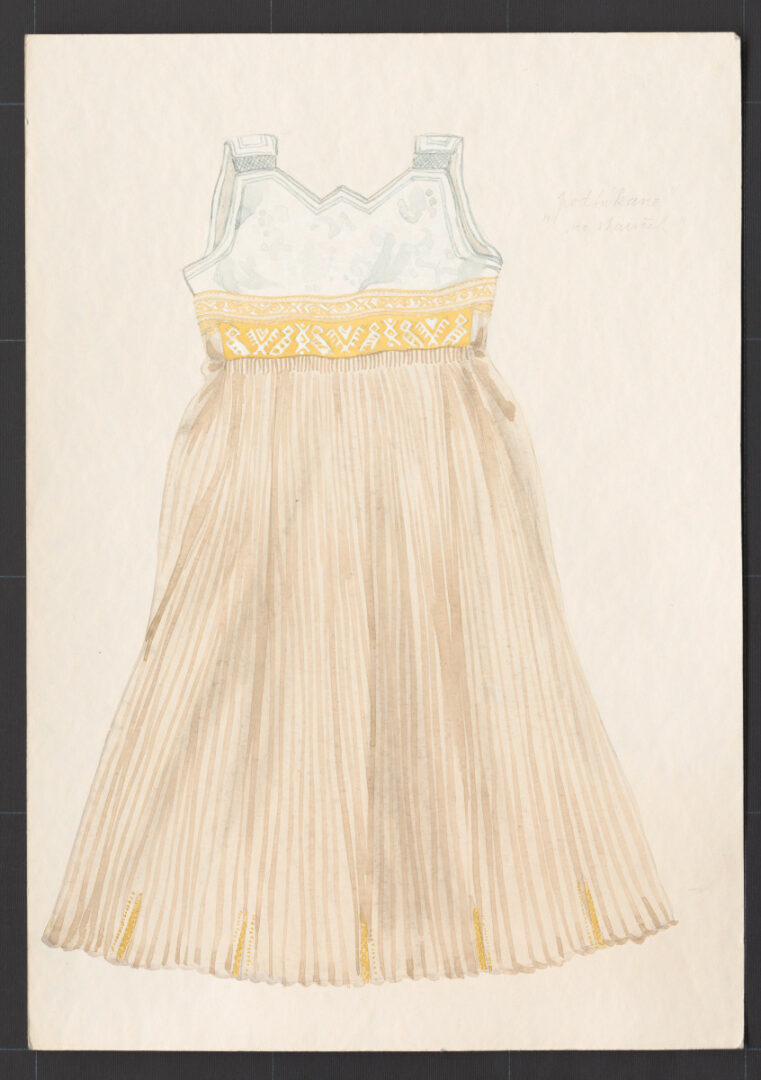 Kresba – sukňa so živôtikom