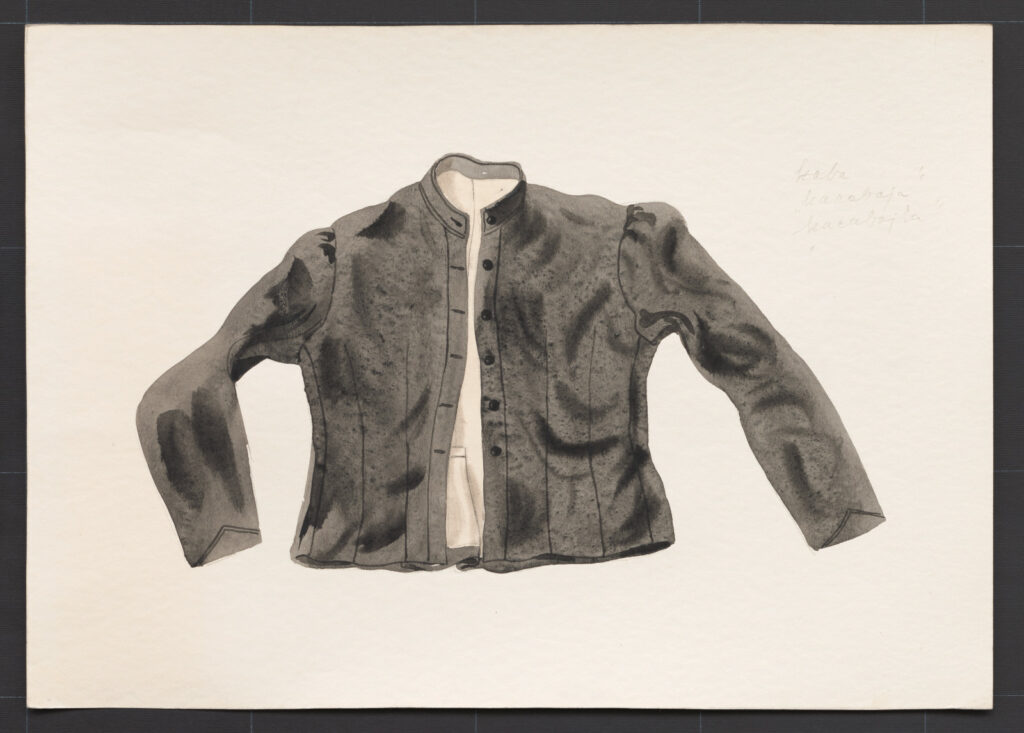 Kresba – kabátik ženský