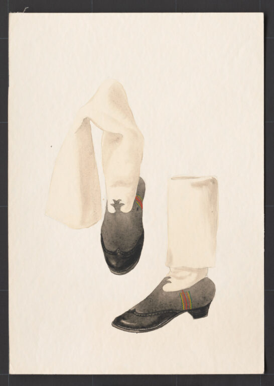 Kresba – kapce ženské