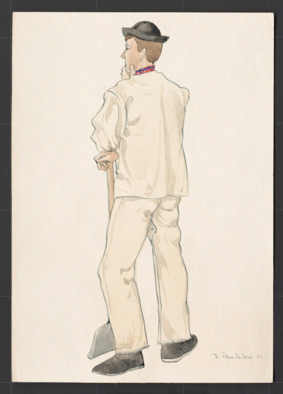 Kresba – odev mužský pracovný