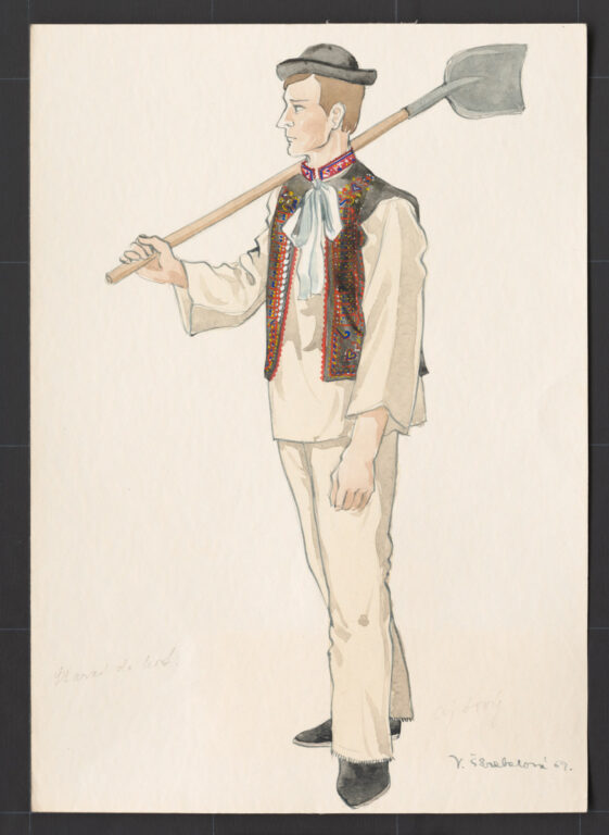 Kresba – odev mužský pracovný