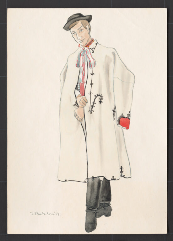 Kresba – odev mužský zimný