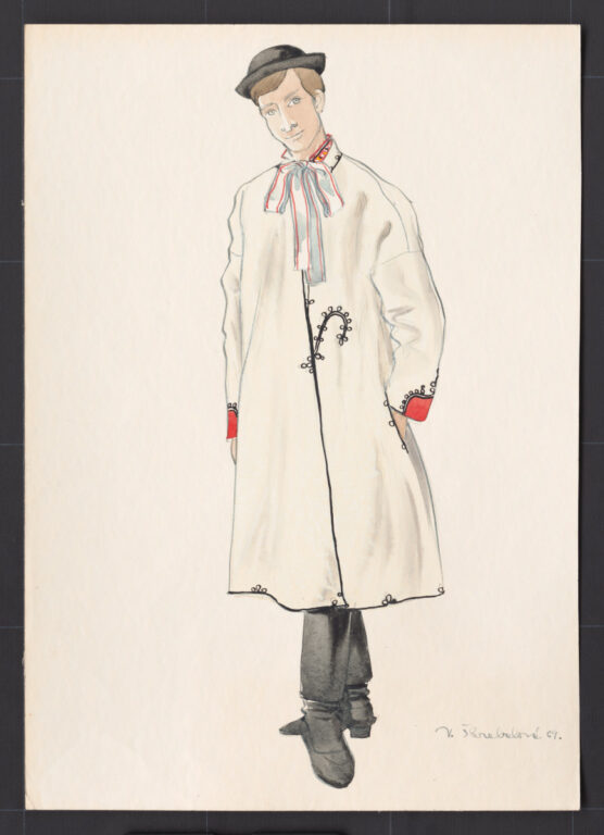 Kresba – odev mužský zimný