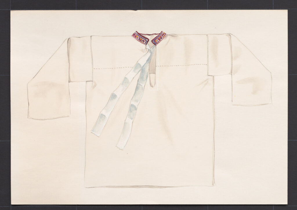 Kresba – košeľa mužská