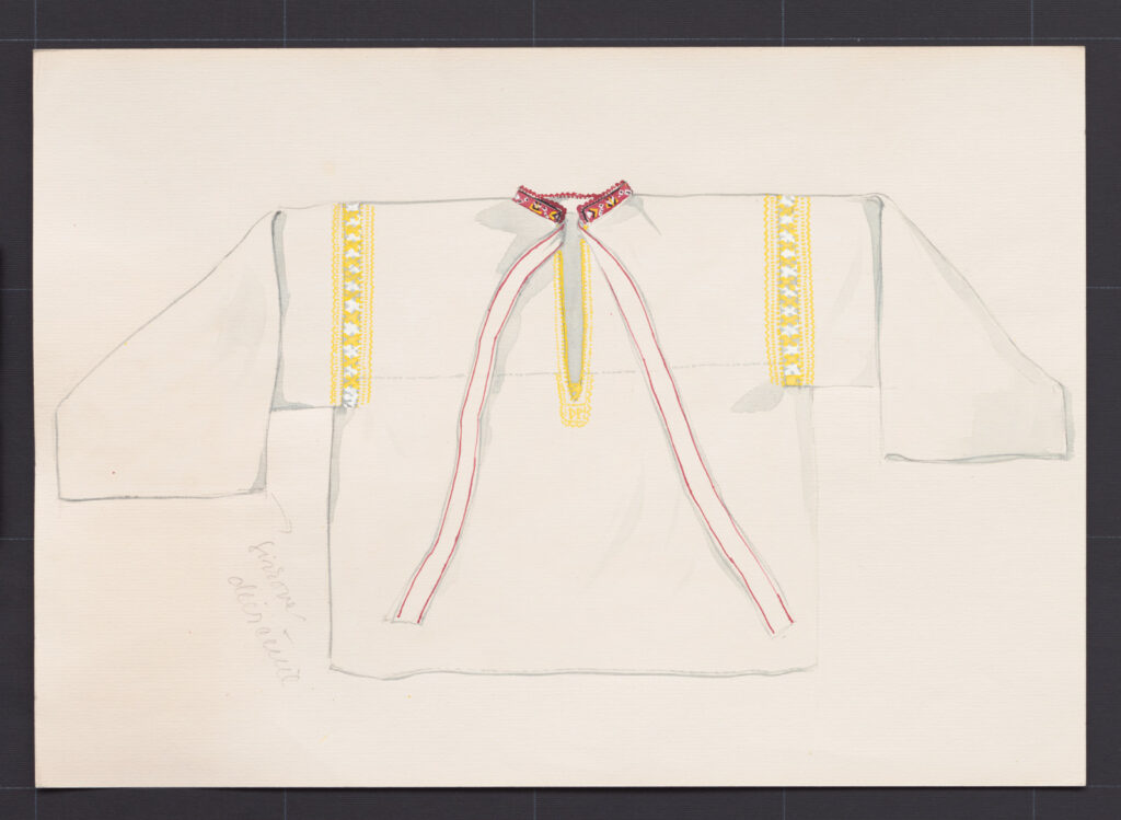 Kresba – košeľa mužská sviatočná