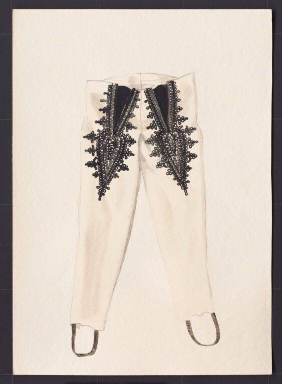 Kresba – nohavice súkenné